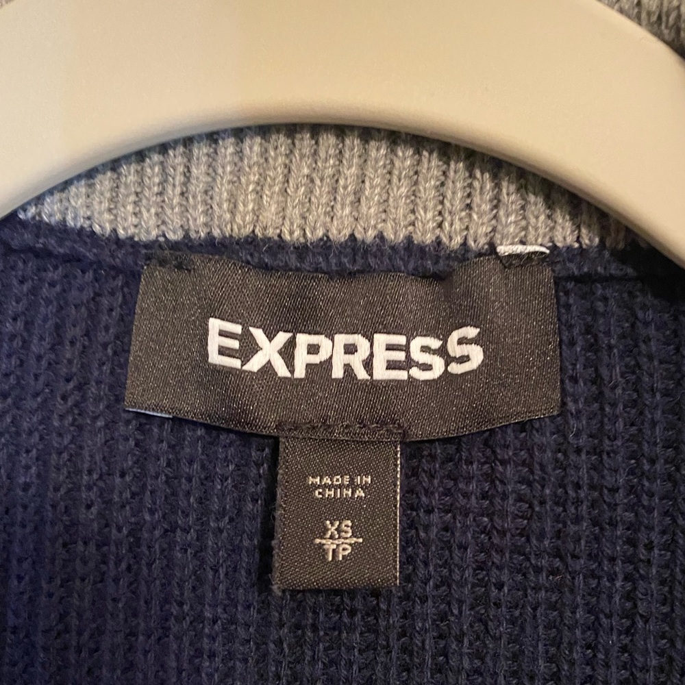 Express Men Button Up Sweater - image 4